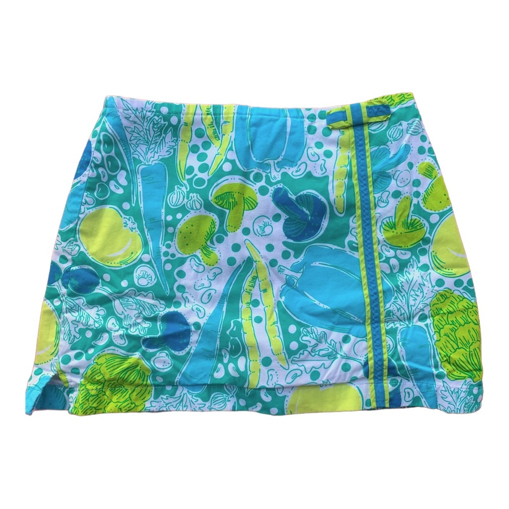 LILLY PULITZER Vintage Vegetable Skort - Kid Size 8